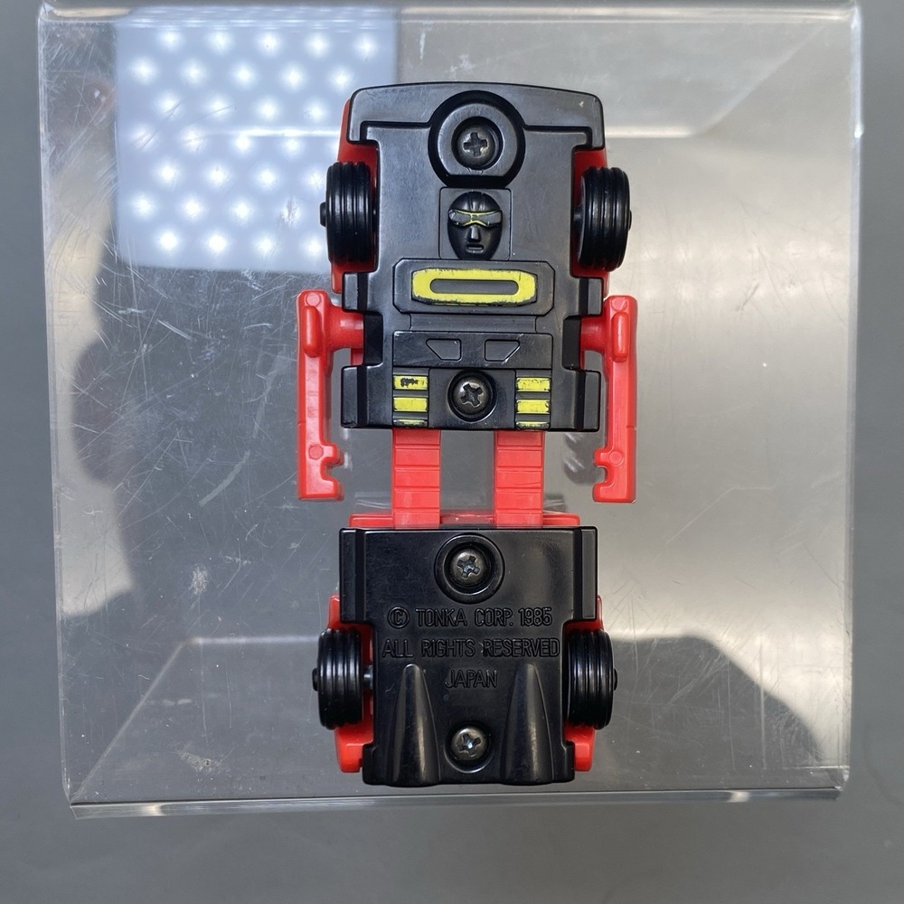 VINTAGE 1985 TONKA GO-BOTS RED CAR TRANSFORMER JAPAN - Picture 7 of 10